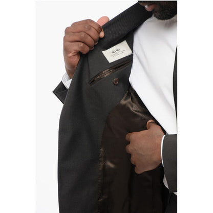Corneliani Blanded Merino Wool REFINED Suit with Flap Pockets