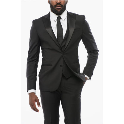 Corneliani Three-Pieces Suite with Satin Peak Lapel