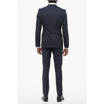 Corneliani CODE Three-Pieces Suit with Contrasting Trims