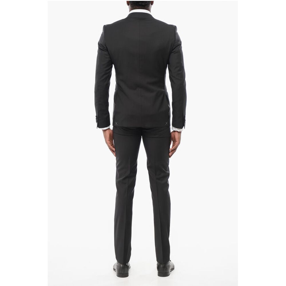 Corneliani Three-Pieces Suite with Satin Peak Lapel