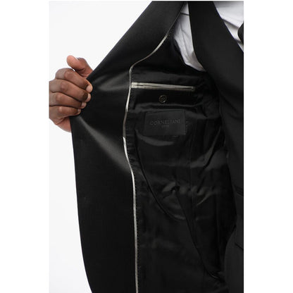 Corneliani Three-Pieces Suite with Satin Peak Lapel