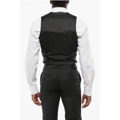 Corneliani Three-Pieces Suite with Satin Peak Lapel