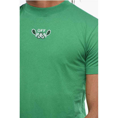 Off-White Slim-Fit BANDANA Embroidered T-shirt