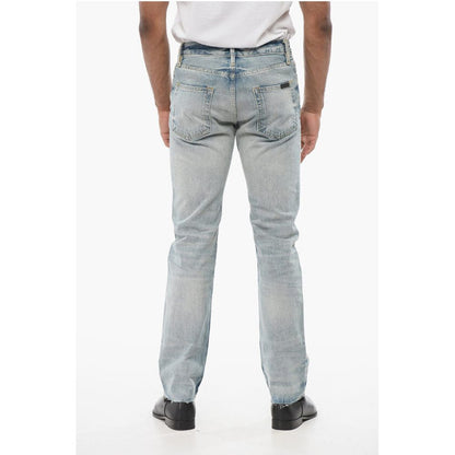 Fear Of God Slim Fit Delavè Denims with Raw-cut Hem 20cm