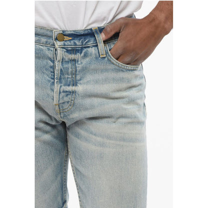 Fear Of God Slim Fit Delavè Denims with Raw-cut Hem 20cm