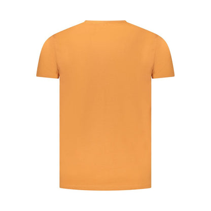 Pepe Jeans Orange Cotton Men T-Shirt