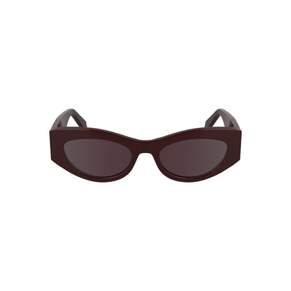 Calvin Klein Red Haircalf Women Sunglass