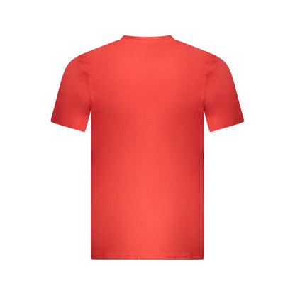 Cavalli Class Red Cotton T-Shirt
