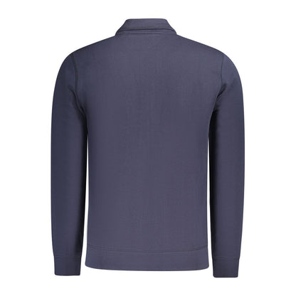Hugo Boss Blue Cotton Sweater