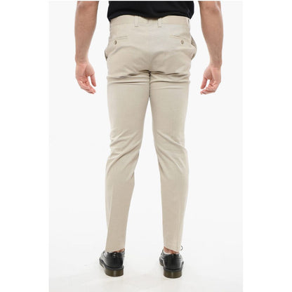 Corneliani Textured Cotton Pants with Belt Loop