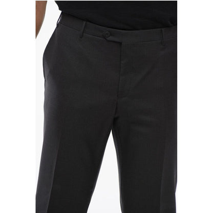 Corneliani Virgin Wool Pants with Belt Loop