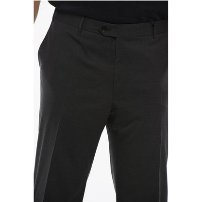 Corneliani Virgin Wool Pants with Belt Loop