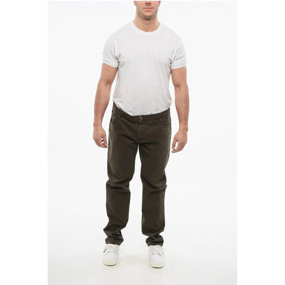 Corneliani ID 5-Pocketed Cotton Blend Pants