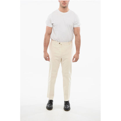 Corneliani 4-Pocketed LEADER Twill Cotton Blend Pants