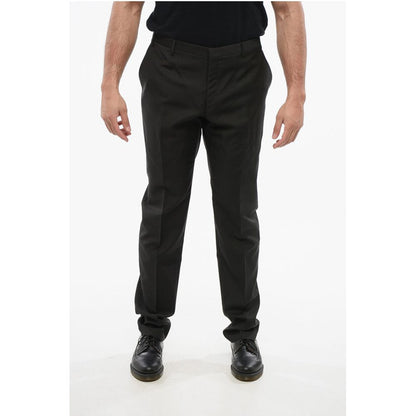 Corneliani CC COLLECTION Wool Pants with Belt Loops