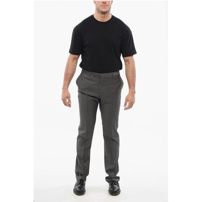 Corneliani CC COLLECTION Virgin Wool RIGHT Pants with Belt Loops