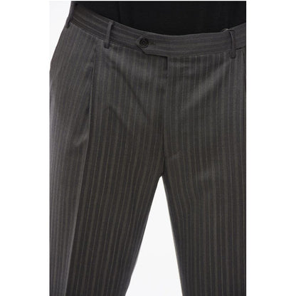 Corneliani Pinstriped MANTUA Virgin Wool Pants