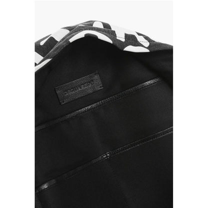 Dsquared² Monogram Canvas Backpack with Outer Pocket