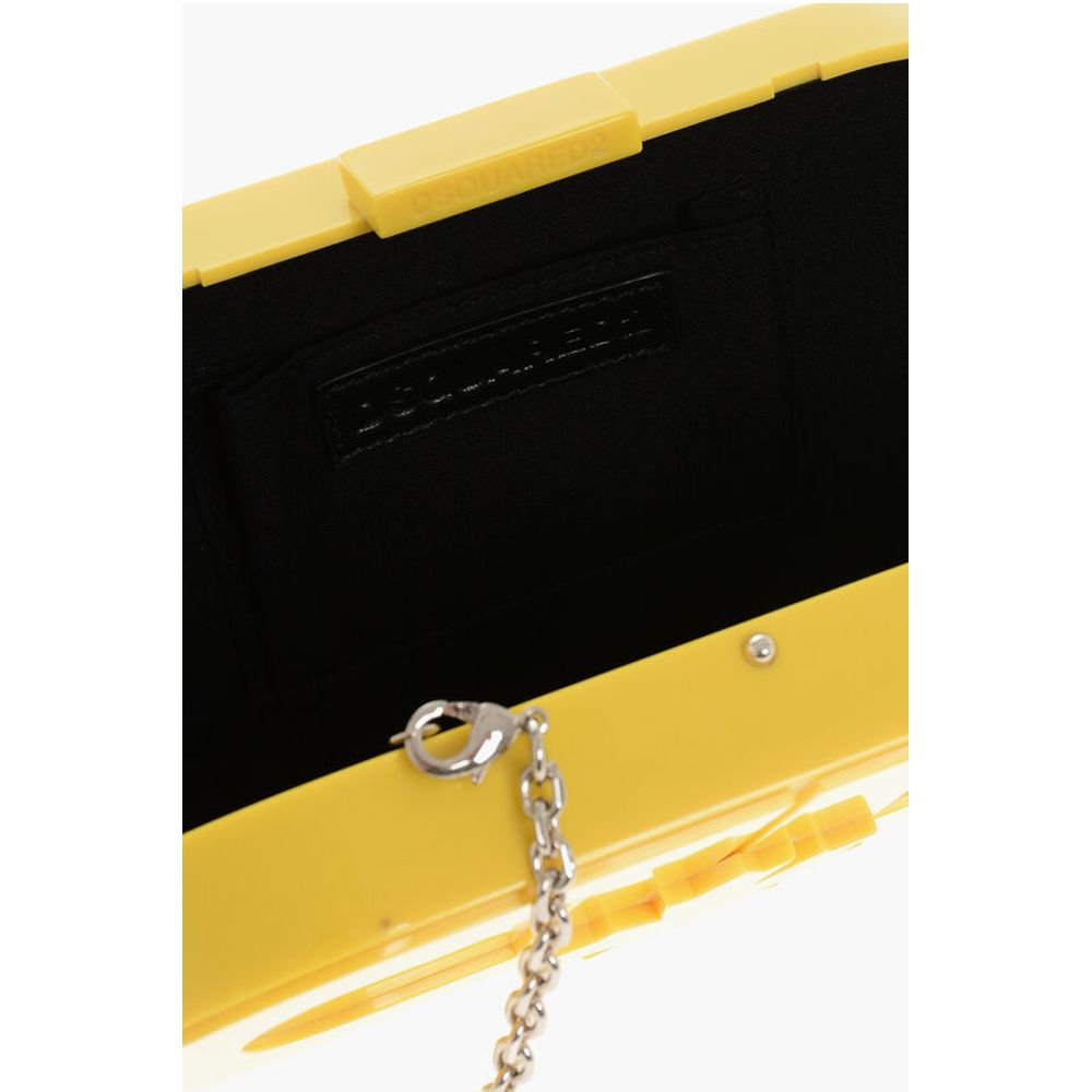 Dsquared² Rigid DEAN & DAN Clutch with Shoulder Chain
