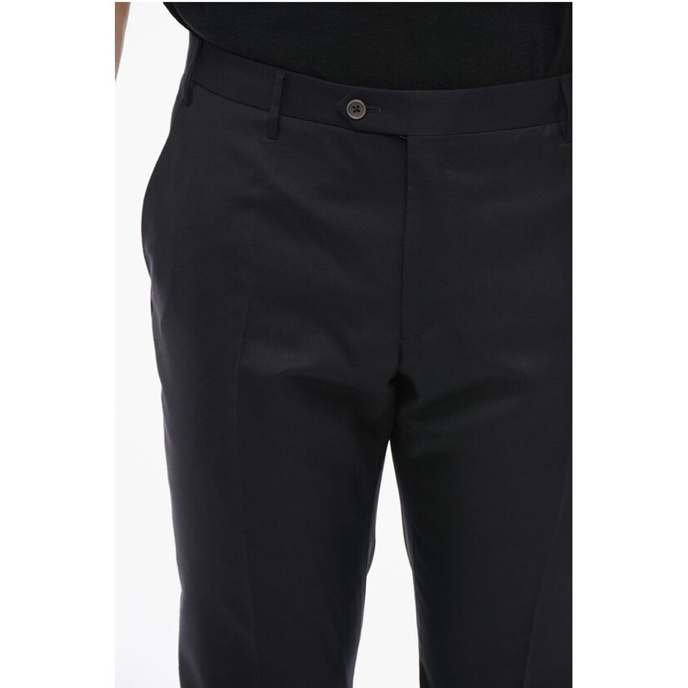 Corneliani Virign Wool Pants with Welt Pockets