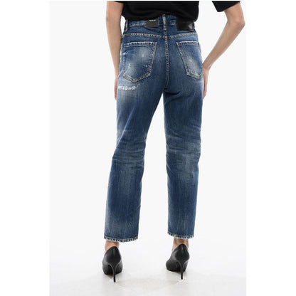 Dsquared² Distressed Boston Fit Denims 18cm