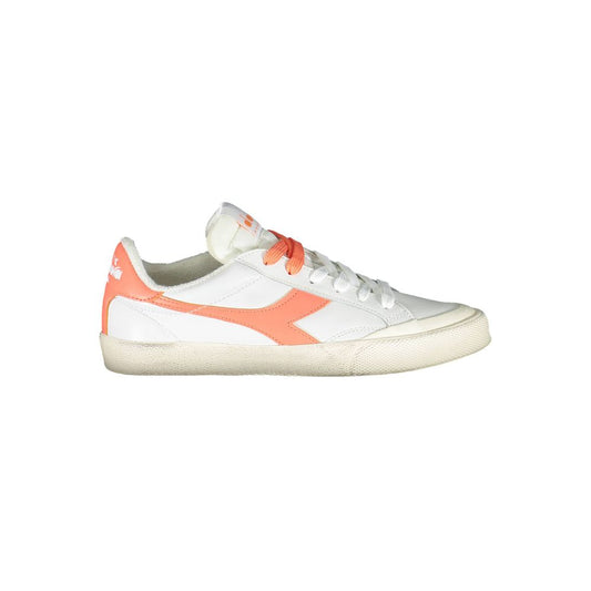 Diadora Sneaker Donna Pelle Bianca