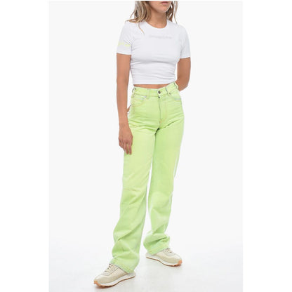 Darkpark Coated Denim Mom Fit Denims 22cm