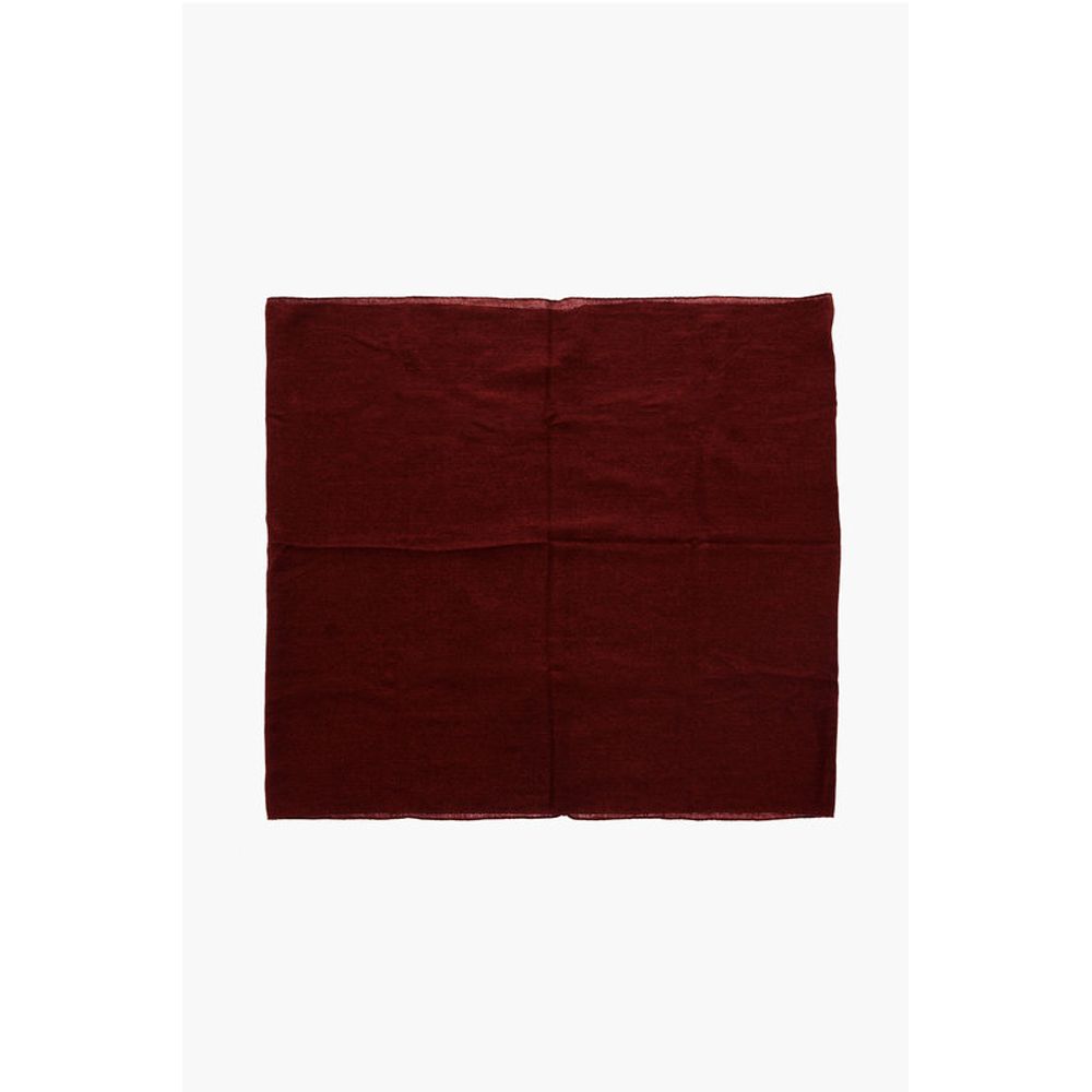 Corneliani Solid Color Virgin Wool and Silk Scarf