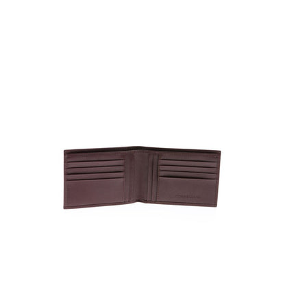 Corneliani Solid Color Soft Leather Wallet