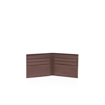 Corneliani Solid Color Soft Leather Wallet