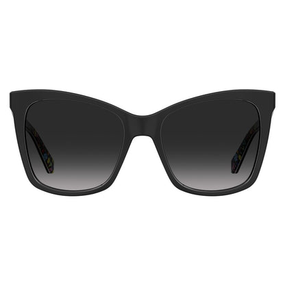 Love Moschino Black Haircalf Sunglasses