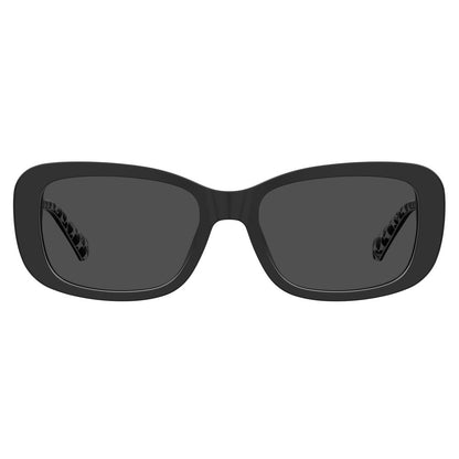 Love Moschino Black Haircalf Sunglasses