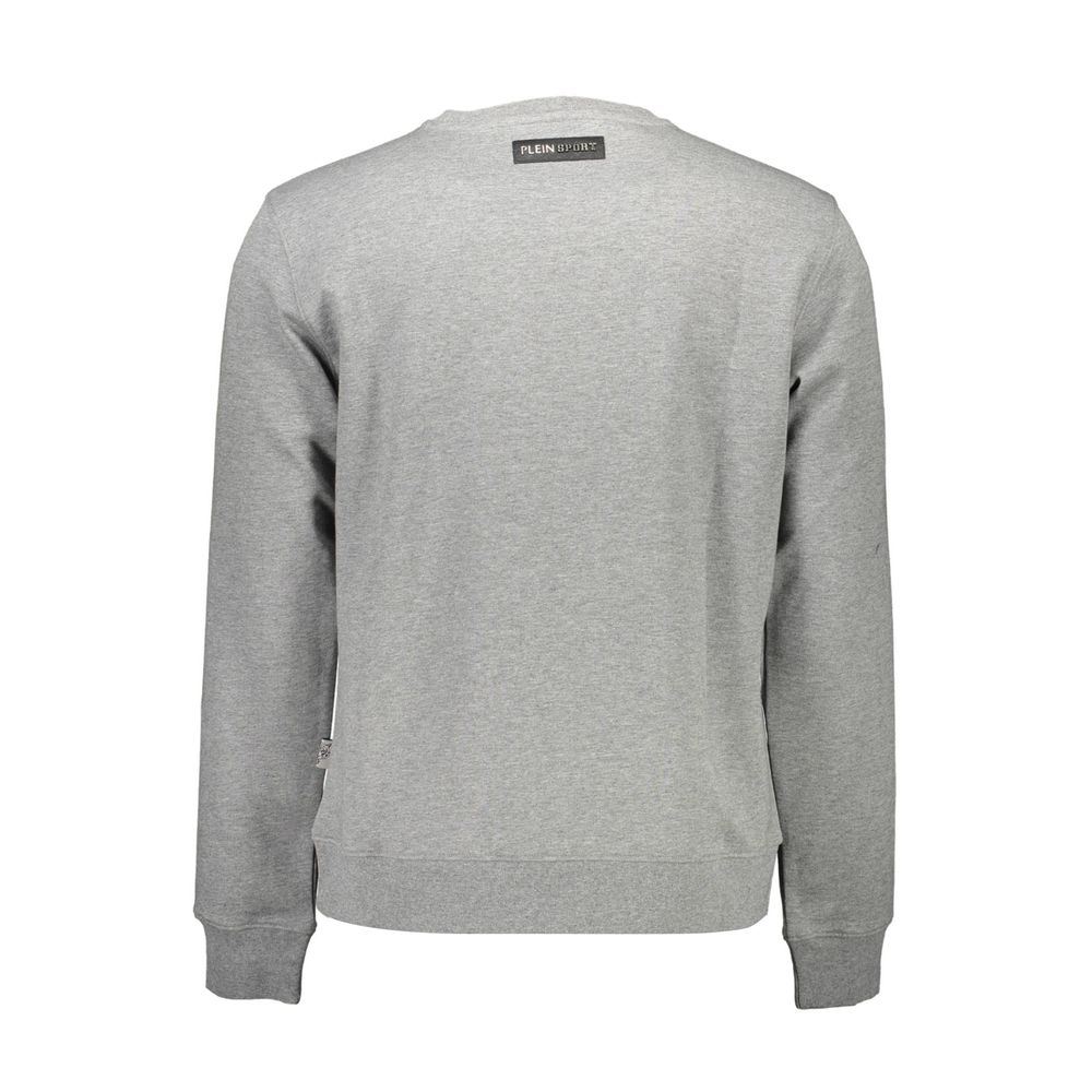 Plein Sport Brown Cotton Men Sweater