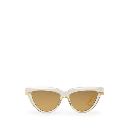 Bottega Veneta Beige Haircalf Sunglasses