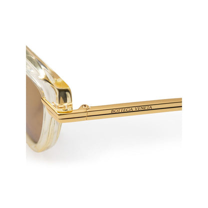 Bottega Veneta Beige Haircalf Sunglasses