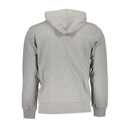 La Martina Brown Cotton Men Sweater Hoodie