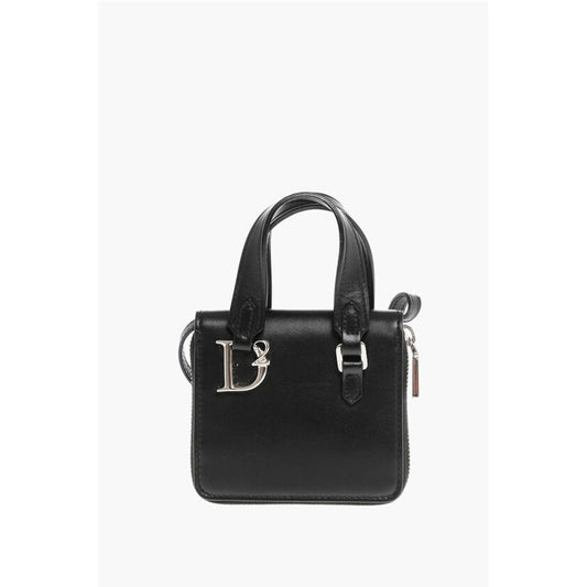 Dsquared² Leather MINIBAG Wallet with Shoulder Strap