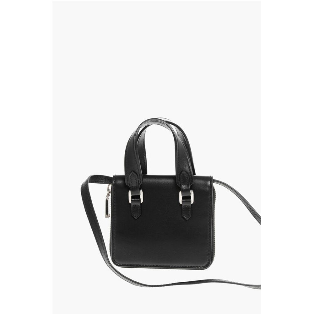 Dsquared² Leather MINIBAG Wallet with Shoulder Strap