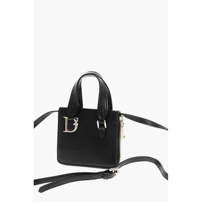 Dsquared² Leather MINIBAG Wallet with Shoulder Strap