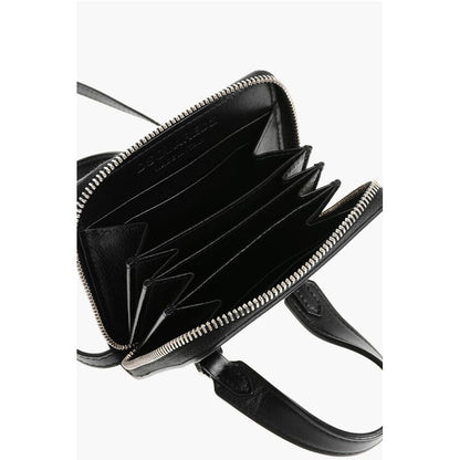 Dsquared² Leather MINIBAG Wallet with Shoulder Strap