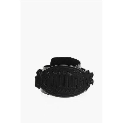 Dsquared² Leather Belt with Logoed Buckle 40mm