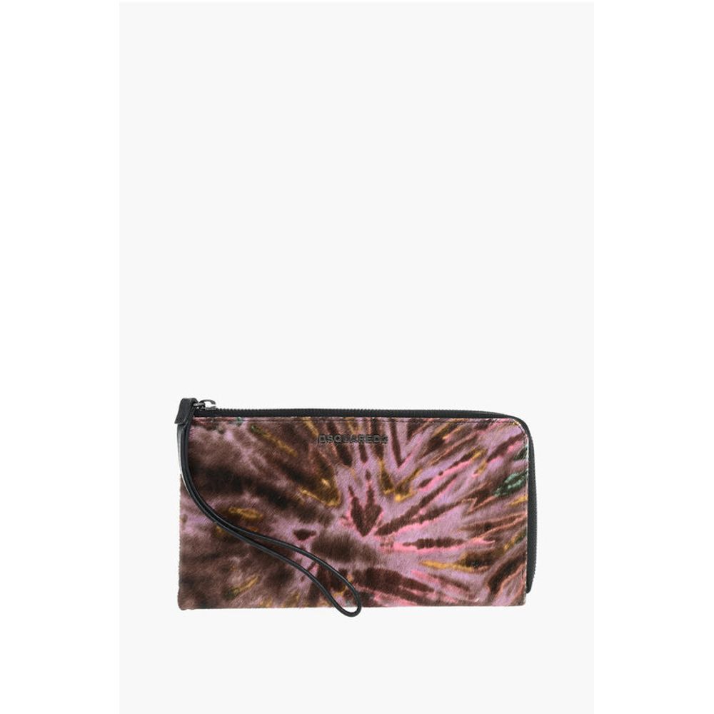 Dsquared² Tie Dye Pony Hair Wallett