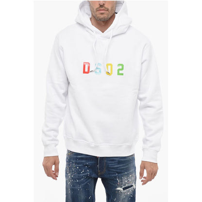 Dsquared² Cool Fit Hooded Sweatshirt with Embossed Logo