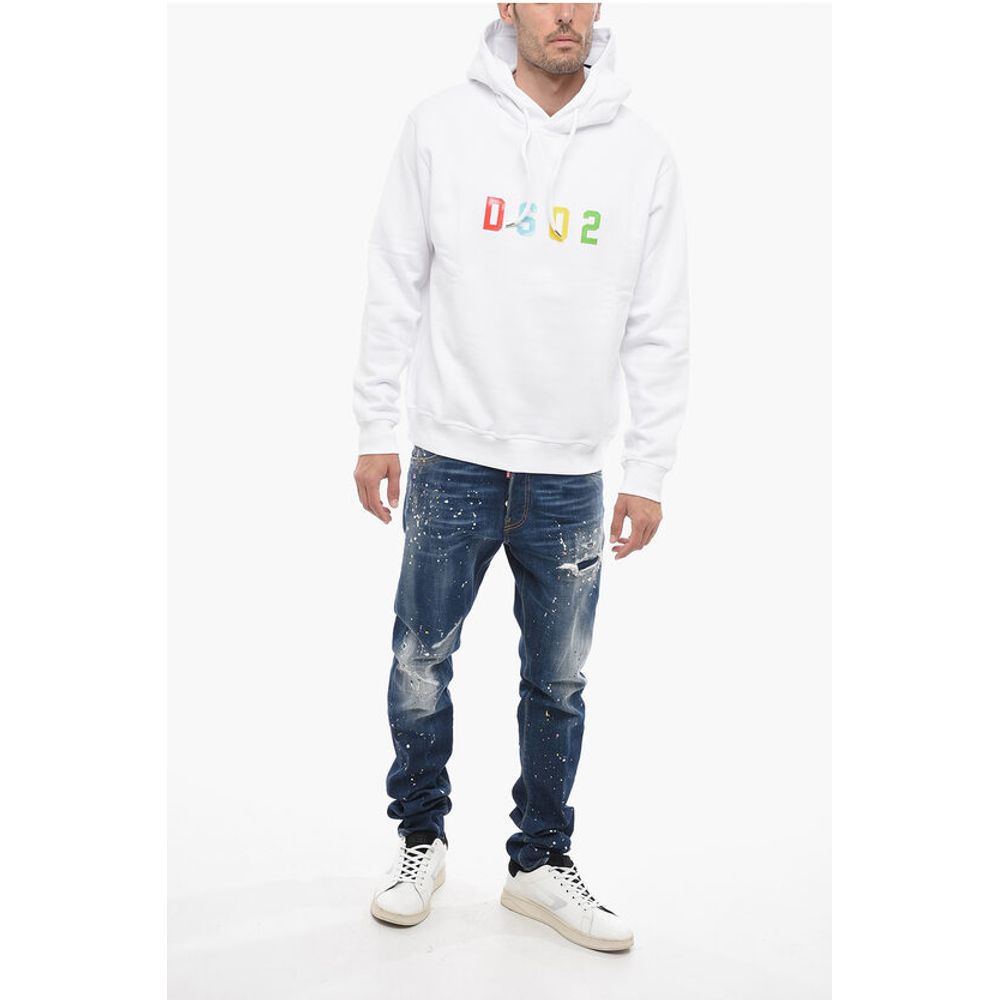 Dsquared² Cool Fit Hooded Sweatshirt with Embossed Logo