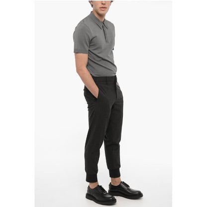 Neil Barrett Slim Fit JACK Pants with Elastic Ankle