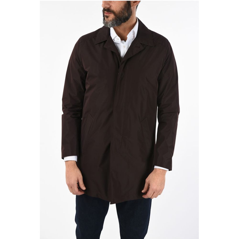 Corneliani three-quarter length chesterfield coat