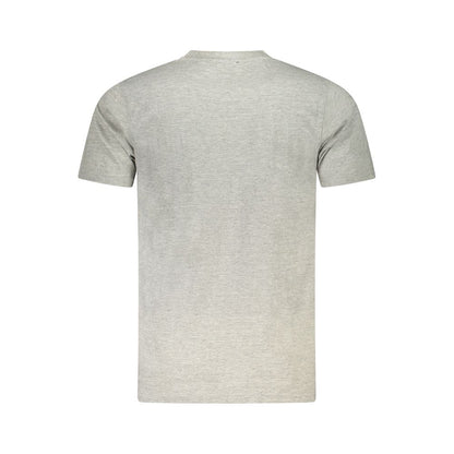 Cavalli Class Gray Cotton Men T-Shirt