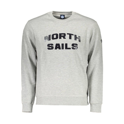 North Sails Brown Cotton Men Sweater