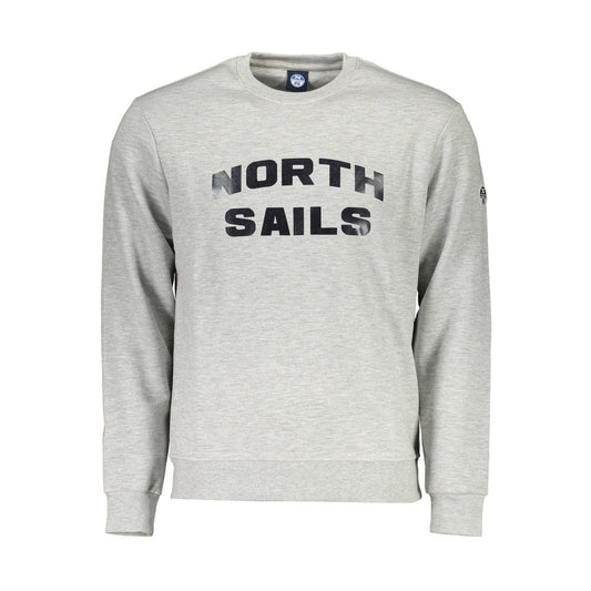 North Sails Brown Cotton Men Sweater
