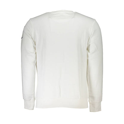 La Martina White Cotton Men Sweater